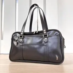 【美品✨】 EASTBOY スクールバッグ ピンク刺繍 チョコレート