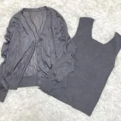 2025SS【アプワイザーリッシェ】アンサンブル ラメ　ハートボタン　2way