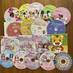 新品 未開封あり キッズDVD CD まとめ リカちゃん しまじろう ディズニー