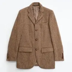 ラルフローレン メンズ ツイードジャケット ヘリンボーン シルク 絹 S相当 Ralph Lauren】 ヘリンボーン ツイードジャケット シルク 11号 - メルカリ
