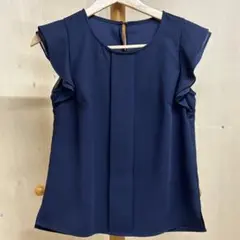 【Rirandture】ブラウス　シャツ　フリル袖　 半袖シャツのサムネイル