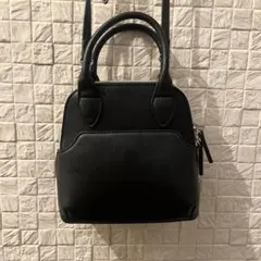 ボストンミニショルダーバッグ　GU ブラック