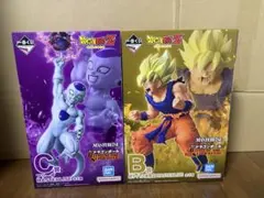 ドラゴンボール一番くじB賞超サイヤ人孫悟空C賞フリーザ2点セット