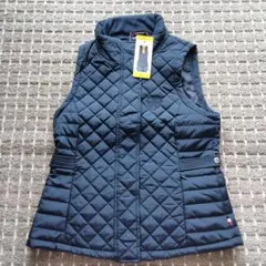 新品未使用　タグ付き　ネイビー ダウンベスト　トミーヒルフィガー S サイズ