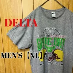 TN162【US輸入】DELTA　半袖Tシャツ【メンズXL】グレー