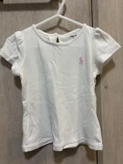 Ralph Lauren 12M ロゴ　ホワイト Tシャツ　新品