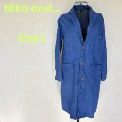 niko and … デニムロングコート Lサイズ 4 春コート