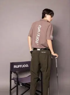 キャプテンズヘルムゴルフ ポロシャツ サイズXL ホワイト RUFFLOG
