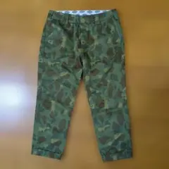 美品☆ディッキーズ　カモフラ柄アンクルパンツ　迷彩パンツ