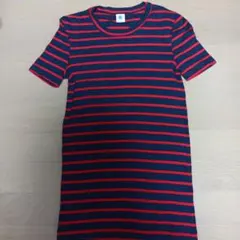 PETIT BATEAU ボーダー 半袖 Tシャツ XSのサムネイル