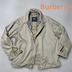 バーバリー　ヴィンテージ　ベージュ　ハリントンジャケット
