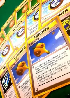 【旧裏】ポケカ トレーナー12枚セット ピントレンズ、反撃の爪、ふうせんの実
