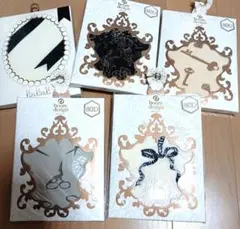 ブームデザイン　80デニール　柄タイツ5点セット　ロリータ