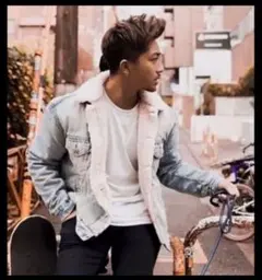 ksubi 　ボアデニムジャケット　Mサイズ　Gジャン　デニムブルゾン