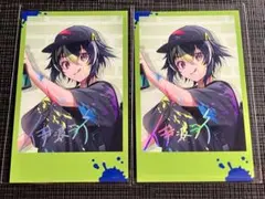 伊波ライ　1周年　ランダムチェキ風カード　箔押しサイン入り