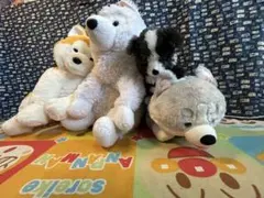 くったり 柴犬 元気いっぱい JB ぬいぐるみ 30cm くろりん しろりん
