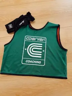 coerver コーチングビブス 緑色