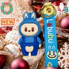 ラブブキーホルダー ☆ レア♥期間限定♥LABUBU☆ブルー