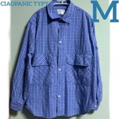 CIAOPANIC TYPY 24S/S ブロードチェックアウトポケットシャツ