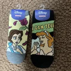 Disney プリンセスソックス 2足　23-25cm