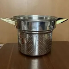 タッパーウェア　レインボークッカー　21cm寸胴鍋用　パスタバスケット　訳ありのサムネイル