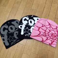 ニットビーニー 3点セット グラフィックデザイン