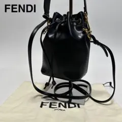 u72【極美品】保存袋付　フェンディ　ミニモントレゾール　黒　2wayショルダーのサムネイル