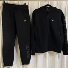 NEW ERA ブラック スウェットセット L