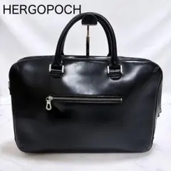 HERGOPOCH エルゴポック 06N-BF3 本革ブリーフ 定価8.8万 黒のサムネイル