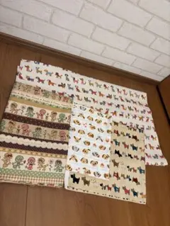 まとめ売り★犬柄プリント生地セット
