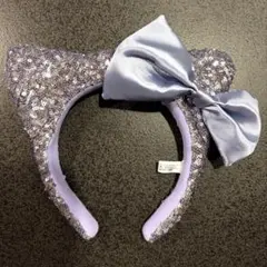 USJ ハローキティ カチューシャ 紫 スパンコール 美品