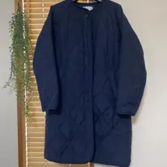 URBAN RESEARCH DOORS キルティングコート　ネイビー