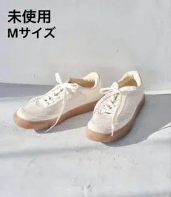 未使用　スタディオクリップ　消臭/抗菌防臭　ローカットガムスニーカー　白　Mのサムネイル