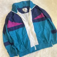 90s VIZOR ナイロンジャケット y2k 古着 ストリート レトロスポーツ