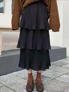 SHEIN ティアードスカート