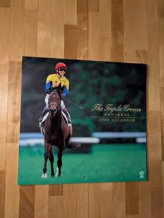 【極稀少・指紋無】J伝説の三冠馬 ディープインパクト カレンダー デッドストック