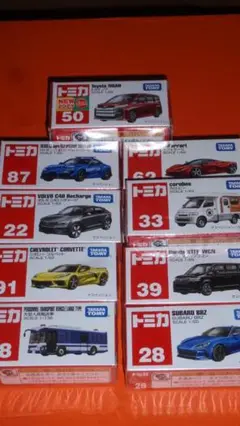 値下げ不可トミカ未開封　9台　現状渡し　現状販売　即決歓迎
