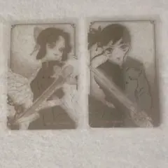 鬼滅の刃　しのぶ　カナヲ　箔カードコレクション