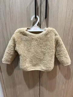 無印良品　ベビー　キッズ　ベージュ フリース セーター 80