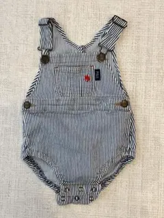 POLO Baby ストライプロンパース 70 サロペット　オーバーオール