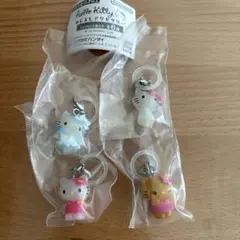 即日匿名発送 ハローキティ めじるしアクセサリー 4個セット