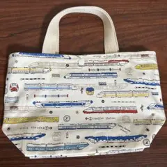 新幹線　お弁当バッグ　ランチバッグ　サブバッグ　お散歩バッグ