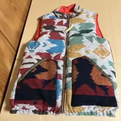 Boo foo Woo 幾何学模様 ダウンベスト