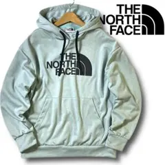 L ノースフェイス 裏起毛 ビッグロゴ パーカー フーディ プルオーバー 春秋冬