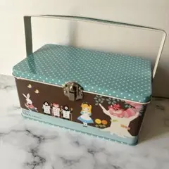 ディズニー キャラクター 空き缶 収納ケース　持ち手つき