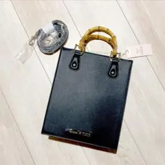 メゾンドフルール♡新品 バンブー レザー ロゴ ショルダーバッグ