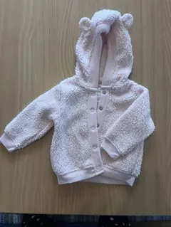 Carter's フード付きボアトレーナー 6m ピンク