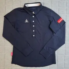 le coq sportif ネイビー長袖シャツ
