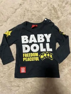 BABY DOLL ブラック Tシャツ 80サイズ