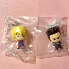 ①HUNTER × HUNTER めじるしアクセサリー 1弾 クラピカ レオリオ